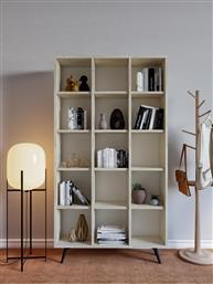 ΒΙΒΛΙΟΘΗΚΗ ZIPA - TRAVERTINE 811MDD3610 100X184X25 CM ΑΙΘΡΙΟ