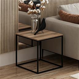 ΒΟΗΘΗΤΙΚΟ ΤΡΑΠΕΖΑΚΙ BASAK - WALNUT 506MNR1211 52X50X50 CM ΑΙΘΡΙΟ