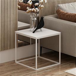 ΒΟΗΘΗΤΙΚΟ ΤΡΑΠΕΖΑΚΙ BASAK - WHITE 506MNR1210 52X50X50 CM ΑΙΘΡΙΟ