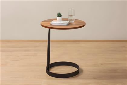 ΒΟΗΘΗΤΙΚΟ ΤΡΑΠΕΖΑΚΙ CALLISTO - WALNUT 141HWR1135 50X58X50 CM ΑΙΘΡΙΟ