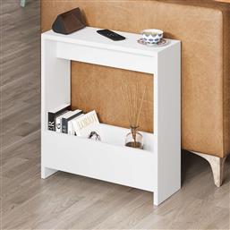 ΒΟΗΘΗΤΙΚΟ ΤΡΑΠΕΖΑΚΙ SIMPI - WHITE 776HMS3505 55X60X20 CM ΑΙΘΡΙΟ