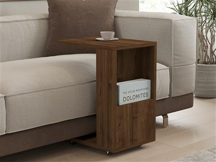 ΒΟΗΘΗΤΙΚΟ ΤΡΑΠΕΖΑΚΙ STAR - WALNUT 835PUQ2830 30X50X40 CM ΑΙΘΡΙΟ