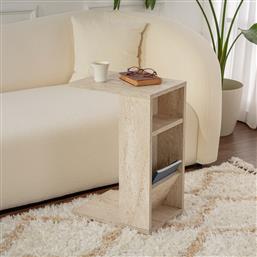 ΒΟΗΘΗΤΙΚΟ ΤΡΑΠΕΖΙ FILINTA - TRAVERTINE 854KLN4755 (30X63X40) ΑΙΘΡΙΟ