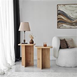 ΒΟΗΘΗΤΙΚΟ ΤΡΑΠΕΖΙ ΣΕΤ BLUES SET - SAPPHIRE OAK 552NOS1481 (40X50X40) ΑΙΘΡΙΟ