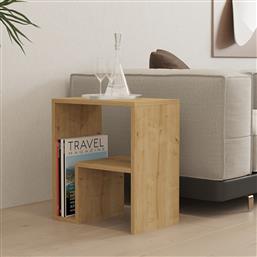 ΒΟΗΘΗΤΙΚΟ ΤΡΑΠΕΖΙ YEPA - SAPPHIRE OAK 495SSE1303 (52X45X30) ΑΙΘΡΙΟ