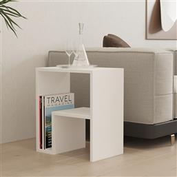 ΒΟΗΘΗΤΙΚΟ ΤΡΑΠΕΖΙ YEPA - WHITE 495SSE1127 (45X51,8X30) ΑΙΘΡΙΟ