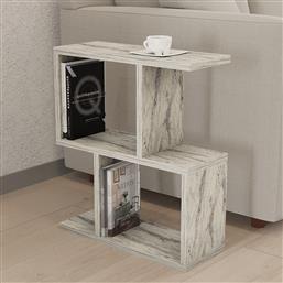 ΒΟΗΘΗΤΙΚΟ ΤΡΑΠΕΖΙ ZET - FREESIA MARBLE 835PUQ6355 (45X51,4X17) ΑΙΘΡΙΟ