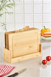 ΞΥΛΙΝΗ ΕΠΙΦΑΝΕΙΑ ΚΟΠΗΣ BAMBOO BAMBU - WOODEN 337GLZ1187 (29X24) ΑΙΘΡΙΟ