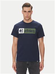 T-SHIRT NEW BOX 4130002282 ΣΚΟΥΡΟ ΜΠΛΕ REGULAR FIT ETNIES