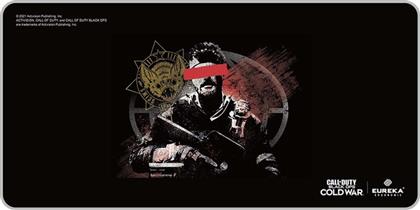 CALL OF DUTY BLACK OPS COLD WAR GAMING MOUSE PAD XXL 800MM ΜΑΥΡΟ EUREKA