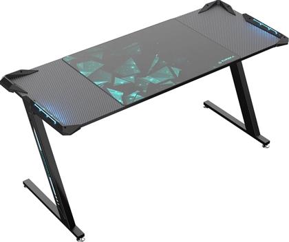 ΓΡΑΦΕΙΟ GAMING ERGONOMIC ERK-Z60-B-2-V2 ΑΠΟ CARBON FIBER 153X60.5CM - ΜΑΥΡΟ EUREKA