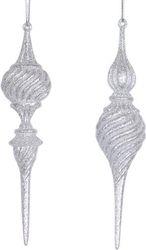 ΑΚΡΥΛΙΚΟΣ ΣΤΑΛΑΚΤΙΤΗΣ ΛΕΥΚΟ ΜΕ ΓΚΛΙΤΕΡ ΤΥΧΑΙΑ ΕΠΙΛΟΓΗ 19CM 600-46457 EUROLAMP