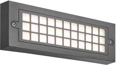 ΑΠΛΙΚΑ LED 3 CCT ΕΞΩΤΕΡΙΚΟΥ ΧΩΡΟΥ SENARIO 145-52119 DARK GREY EUROLAMP