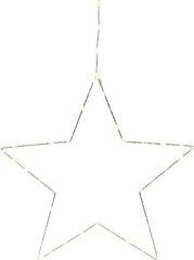 ΑΣΗΜΙ ΑΣΤΕΡΙ ΦΩΤΙΖΟΜΕΝ0 40CM 40+15 MINI LED ΣΤΑΘΕΡΟΣ ΜΕΤΑΣΧ/ΣΤΗΣ ΘΕΡΜΟ ΛΕΥΚΟ LED 3M IP44 EUROLAMP