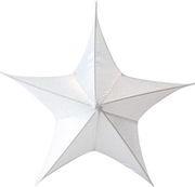 ΑΣΤΕΡΙ ΥΦΑΣΜΑΤΙΝΟ ΛΕΥΚΟ ΙΡΙΔΙΖΟΝ 65CM 600-45791 EUROLAMP