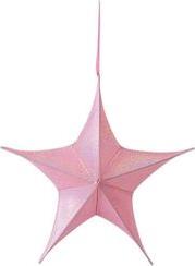 ΑΣΤΕΡΙ ΥΦΑΣΜΑΤΙΝΟ ΡΟΖ ΙΡΙΔΙΖΟΝ 40CM 600-45796 EUROLAMP