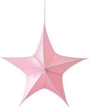 ΑΣΤΕΡΙ ΥΦΑΣΜΑΤΙΝΟ ΡΟΖ ΙΡΙΔΙΖΟΝ 65CM 600-45797 EUROLAMP