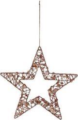 ΑΣΤΕΡΙ ΜΕ ΠΑΓΙΕΤΕΣ ΣΑΜΠΑΝΙ 25CM 600-45635 EUROLAMP