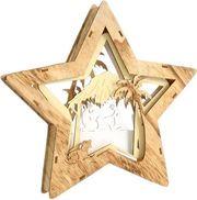 ΑΣΤΕΡΙ ΜΕ ΤΑΡΑΝΔΟ ΦΩΤΙΖΟΜΕΝΟ 10 LED 32X32,5CM 600-40579 EUROLAMP