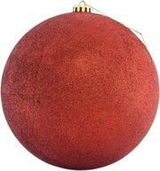 ΜΠΑΛΑ ΠΛΑΣΤΙΚΗ ΚΟΚΚΙΝΗ ΜΕ GLITTER ΣΕΤ 2ΤΜΧ 20CM 600-42621 EUROLAMP