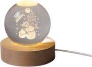 ΦΩΤΙΖΟΜΕΝΗ ΜΠΑΛΑ 6CM USB 6 ΘΕΡΜΑ ΛΕΥΚΑ SMD LED BΑΣΗ 7CM ΠΡΟΕΚΤΑΣΗ 70CM IP20 600-47056 EUROLAMP