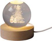 ΦΩΤΙΖΟΜΕΝΗ ΜΠΑΛΑ 6CM USB 6 ΘΕΡΜΑ ΛΕΥΚΑ SMD LED BΑΣΗ 7CM ΠΡΟΕΚΤΑΣΗ 70CM IP20 600-47058 EUROLAMP