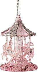 ΚΑΡΟΥΖΕΛ ΑΚΡΥΛΙΚΟ ΜΕ ΡΟΖ GLITTER 7,5X10,8CM 600-44639 EUROLAMP