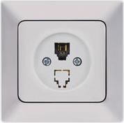 ΠΡΙΖΑ ΤΗΛΕΦΩΝΟΥ MONH RJ 11 ΝΙΚΕΛ MAT EUROLAMP