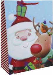 EUROWRAP ΧΑΡΤΙΝΗ ΤΣΑΝΤΑ CUTE SANTA REINDEER LARGE (X-32646-1WC)