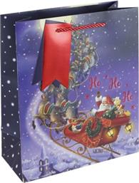 EUROWRAP ΧΑΡΤΙΝΗ ΤΣΑΝΤΑ FLYING SANTA MEDIUM (X-31253-3C)