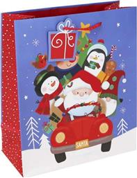 EUROWRAP ΧΑΡΤΙΝΗ ΤΣΑΝΤΑ SANTA CAR M (X-36136-3C)