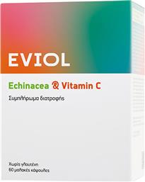 ECHINACEA & VITAMIN C ΣΥΜΠΛΗΡΩΜΑ ΔΙΑΤΡΟΦΗΣ ΕΚΧΥΛΙΣΜΑΤΟΣ ΕΧΙΝΑΚΕΙΑΣ & ΒΙΤΑΜΙΝΗΣ C ΓΙΑ ΕΝΙΣΧΥΣΗ ΤΗΣ ΑΜΥΝΑΣ ΤΟΥ ΟΡΓΑΝΙΣΜΟΥ & ΦΥΣΙΟΛΟΓΙΚΗ ΛΕΙΤΟΥΡΓΙΑ ΤΟΥ ΑΝΟΣΟΠΟΙΗΤΙΚΟΥ ΣΥΣΤΗΜΑΤΟΣ 60CAPS EVIOL