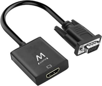 ΑΝΤΑΠΤΟΡΑΣ VGA TO HDMI 0.2M - ΜΑΥΡΟ EWENT