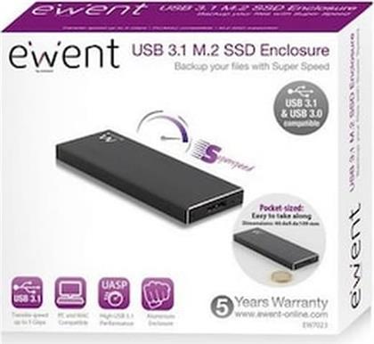 ΕΞΩΤΕΡΙΚΟ ΚΟΥΤΙ EW7023 SSD M2 USB 3.1 ΑΛΟΥΜΙΝΙΟ EWENT