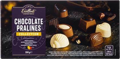ΣΟΚΟΛΑΤΑΚΙΑ ΠΡΑΛΙΝΕΣ ΒΕΛΓΙΟΥ 250G EXCELLENT