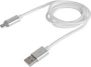 NKA-1209 MICRO USB LED CHARGE/SYNCE CABLE 1M SILVER EXTREME MEDIA από το e-SHOP