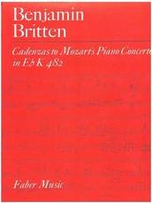 BRITTEN - CADENZAS TO MOZART'S CONCERTO.K482 FABER