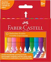 FABER-CASTELL GRIP CRAYONS SET OF 12ΤΕΜ FABER CASTELL