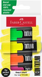 ΜΑΡΚΑΔΟΡΟΣ ΥΠΟΓΡΑΜΜΙΣΗΣ TXTLNR MINI SUPERFLUORESCENT ΣΕΤ 4 ΧΡΩΜΑΤΑ - 077154204 FABER CASTELL