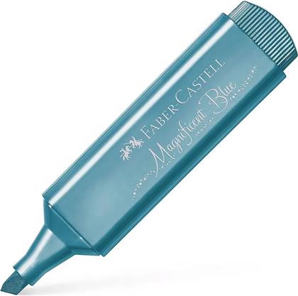 ΜΑΡΚΑΔΟΡΟΣ UΠΟΓΡΑΜΜΙΣΗΣ TEXTLINER 46 METALLIC MAGNIFICENT BLUE - 077154647 FABER CASTELL από το NOTOS