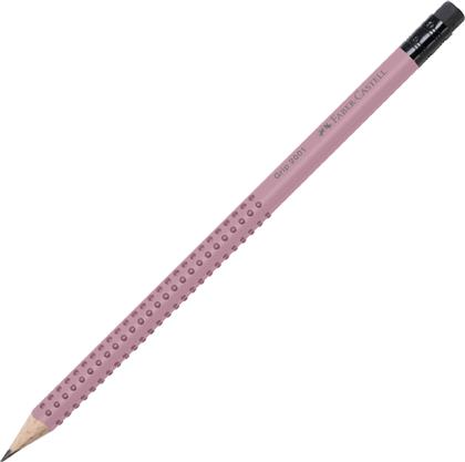 ΜΟΛΥΒΙ ΜΕ ΓΟΜΑ GRIP 2001 ΡΟΖΕ - 077 FABER CASTELL