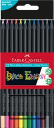 ΞΥΛΟΜΠΟΓΙΕΣ BLACK EDITION ΣΕΤ 12 ΧΡΩΜΑΤΑ - 077116412 FABER CASTELL