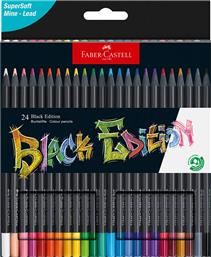 ΞΥΛΟΜΠΟΓΙΕΣ BLACK EDITION ΣΕΤ 24 ΧΡΩΜΑΤΑ - 077116424 FABER CASTELL