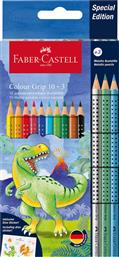 ΞΥΛΟΜΠΟΓΙΕΣ ''DINOSAUR COLOUR GRIP'' 10+3 ΧΡΩΜΑΤΩΝ - 077201545 FABER CASTELL