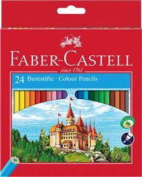ΞΥΛΟΜΠΟΓΙΕΣ ΚΑΣΤΡΟ ΣΕΤ 24 ΧΡΩΜΑΤΑ - 077120124/ FABER CASTELL