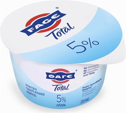 ΓΙΑΟΥΡΤΙ ΣΤΡΑΓΓΙΣΤΟ TOTAL 5% (500 G) ΦΑΓΕ