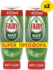 ΥΓΡΟ ΠΙΑΤΩΝ MAX POWER ORIGINAL 1800ML(4X450ML) FAIRY