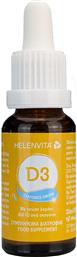 HELENVITA VITAMIN D3 400IU DROPS ΣΥΜΠΛΗΡΩΜΑ ΔΙΑΤΡΟΦΗΣ ΒΙΤΑΜΙΝΗΣ D3 ΓΙΑ ΤΗ ΦΥΣΙΟΛΟΓΙΚΗ ΛΕΙΤΟΥΡΓΙΑ ΤΩΝ ΟΣΤΩΝ, ΔΟΝΤΙΩΝ, ΜΥΩΝ & ΤΗΝ ΚΑΛΗ ΛΕΙΤΟΥΡΓΙΑ ΤΟΥ ΑΝΟΣΟΠΟΙΗΤΙΚΟΥ ΣΥΣΤΗΜΑΤΟΣ ΜΕ ΓΕΥΣΗ ΛΕΜΟΝΙ 20ML ΦΑΡΜΕΞ