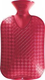 HOT WATER BOTTLE ΚΟΚΚΙΝΟ 2LT ΟΙΚΟΛΟΓΙΚΗ ΠΛΑΣΤΙΚΗ ΘΕΡΜΟΦΟΡΑ ΝΕΡΟΥ 1 ΤΕΜΑΧΙΟ FASHY