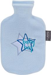 KIDS HOT WATER BOTTLE WITH COVER BABY BOY 800ML ΠΑΙΔΙΚΟ ΜΠΟΥΚΑΛΙ ΖΕΣΤΟΥ ΝΕΡΟΥ ΜΕ ΥΦΑΣΜΑΤΙΝΟ ΚΑΛΥΜΜΑ 1 ΤΕΜΑΧΙΟ FASHY